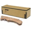 Briceag, Stac, 22FEB1401, 14x3.5x4 cm, Otel, Lemn, Natur