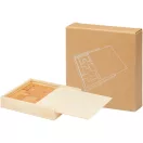 Puzzle din lemn, 2401E14551, Everestus, 11.6x2.1x11.6 cm, Natur