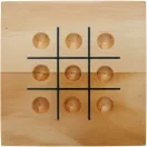 Joc X si 0, 2401E15009, Everestus, 11.9x4x11.9 cm, Lemn, Natur