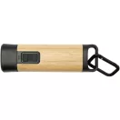 Lanterna cu carabina, 2401E14749, Stac, 4.6x15x3.6 cm, ABS, Bambus, Natur