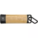 Lanterna cu carabina, 2401E14749, Stac, 4.6x15x3.6 cm, ABS, Bambus, Natur