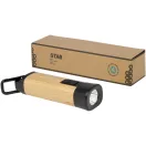 Lanterna cu carabina, 2401E14749, Stac, 4.6x15x3.6 cm, ABS, Bambus, Natur