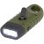 Lanterna solara cu dinam, 2401E14691, Stac, 12.4x3.2x4.5 cm, ABS, Verde army