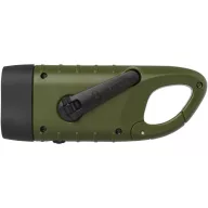   Lanterna solara cu dinam, 2401E14691, Stac, 12.4x3.2x4.5 cm, ABS, Verde army