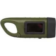   Lanterna solara cu dinam, 2401E14691, Stac, 12.4x3.2x4.5 cm, ABS, Verde army