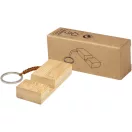 Suport de telefon pentru birou, 2502E15761, Everestus, 8 x 1.5 x 2 cm, Bambus, Maro Wood
