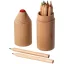 Woody 12-piece coloured pencil set, Wood, Wood