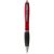 Nash ballpoint pen with coloured barrel and black grip, AS plastic, Red, solid black