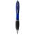 Nash ballpoint pen with coloured barrel and black grip, AS plastic, Blue, solid black