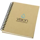 Mendel recycled notebook, Recycled paper, Natural