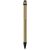 Salvador recycled ballpoint pen, Recycled carton and ABS plastic, Natural, solid black