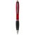 Nash ballpoint pen with coloured barrel and black grip, AS plastic, Red, solid black