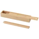 Pines 12-piece, woooden pencil set, Wood, Natural