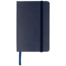 Classic A6 hard cover pocket notebook, Cardboard covered with leatherette paper, Navy