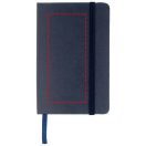 Classic A6 hard cover pocket notebook, Cardboard covered with leatherette paper, Navy