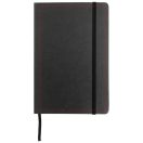 Agenda A5 cu pagini dictando, coperta tare cu elastic, Everestus, CC14, carton, negru