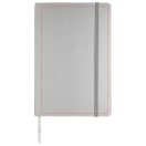 Agenda A5 cu pagini dictando, coperta tare cu elastic, Everestus, CC13, carton, gri