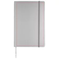   Agenda A5 cu pagini dictando, coperta tare cu elastic, Everestus, CC13, carton, gri