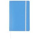 Agenda A5 cu pagini dictando, coperta tare cu elastic, Everestus, CC08, carton, albastru deschis