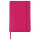 Agenda A5 cu pagini dictando, coperta tare cu elastic, Everestus, CC10, carton, roz