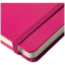 Agenda A5 cu pagini dictando, coperta tare cu elastic, Everestus, CC10, carton, roz