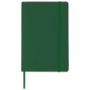 Agenda A5 cu pagini dictando, coperta tare cu elastic, Everestus, CC07, carton, verde