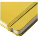 Agenda A5 cu pagini dictando, coperta tare cu elastic, Everestus, CC16, carton, galben