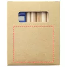 Streaks 8-piece colouring set, Cardboard, Brown