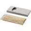 Ayola 6-piece coloured pencil set, Cardboard, Brown