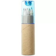 Kram 7-piece coloured pencil set, Cardboard, Blue