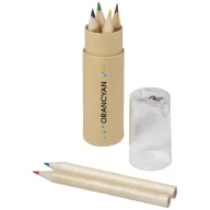   Kram 7-piece coloured pencil set, Cardboard, transparent clear