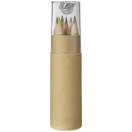 Kram 7-piece coloured pencil set, Cardboard, transparent clear
