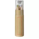 Kram 7-piece coloured pencil set, Cardboard, transparent clear