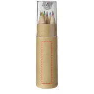   Kram 7-piece coloured pencil set, Cardboard, transparent clear