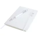 Agenda cu pix inclus, A5, 2509E14757, Luxe, 22.5x19.2 cm, Hartie, Alb