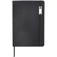   Agenda cu pix inclus, Luxe, 2601E12957, A5, Dictando, coperta cu elastic, 22.5x19.2 cm, Hartie, Negru