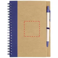   Priestly recycled notebook with pen, Recycled paper, Natural, Navy