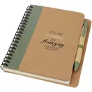 Agenda cu pix inclus, A5, Dictando, 2410E24428, Everestus, 18 x 1 x 14 cm, Hartie, Verde heather