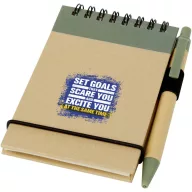   Agenda cu pix inclus, A7, Dictando, 2410E24467, Everestus, 13.4 x 1.5 x 7.8 cm, Hartie, Verde heather
