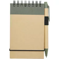   Agenda cu pix inclus, A7, Dictando, 2410E24467, Everestus, 13.4 x 1.5 x 7.8 cm, Hartie, Verde heather