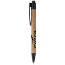 Borneo bamboo ballpoint pen, Bamboo, Natural, solid black