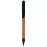 Borneo bamboo ballpoint pen, Bamboo, Natural, solid black