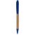 Borneo bamboo ballpoint pen, Bamboo, Natural,Royal blue