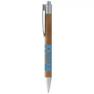 Borneo bamboo ballpoint pen, Bamboo, Silver