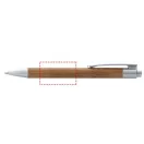 Borneo bamboo ballpoint pen, Bamboo, Silver