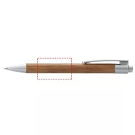 Borneo bamboo ballpoint pen, Bamboo, Silver