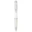 Nash ballpoint pen with coloured barrel and grip, ABS plastic, White