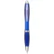 Nash ballpoint pen with coloured barrel and grip, ABS plastic, Royal blue
