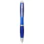Nash ballpoint pen with coloured barrel and grip, ABS plastic, Royal blue