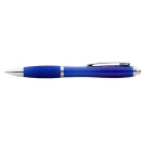 Nash ballpoint pen with coloured barrel and grip, ABS plastic, Royal blue